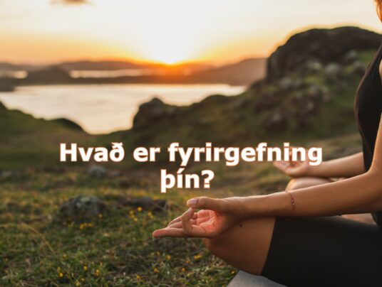 Í hverju felst fyrirgefning þín?